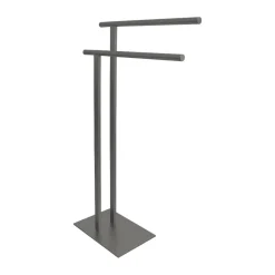 Freestanding Double Towel Rack Free-Standing Towel Racks