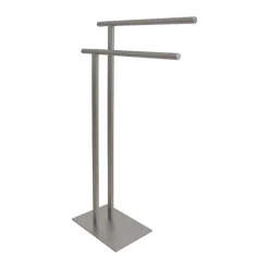 Freestanding Double Towel Rack Free-Standing Towel Racks