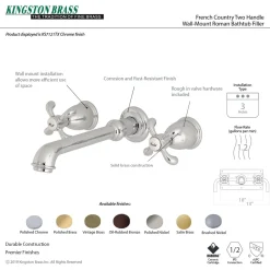 Clearance French Country Wall Mount Bathroom Faucet Wall Mount