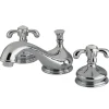 Best French Country Two Handle 8" to 16" Widespread Lavatory Faucet with Brass Pop-up 8" Widespread