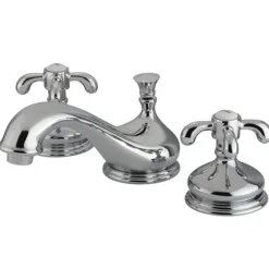 Best French Country Two Handle 8" to 16" Widespread Lavatory Faucet with Brass Pop-up 8" Widespread