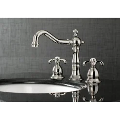 Hot French Country 3-Hole 8-Inch Widespread Bathroom Faucet 8