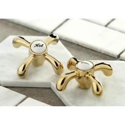 Hot French Country 3-Hole 8-Inch Widespread Bathroom Faucet 8