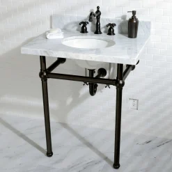 Hot French Country 3-Hole 8-Inch Widespread Bathroom Faucet 8