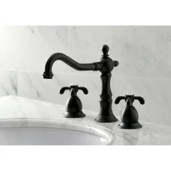 Hot French Country 3-Hole 8-Inch Widespread Bathroom Faucet 8