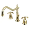 Outlet French Country Deck Mount 8-Inch Widespread Bathroom Faucet 8" Widespread