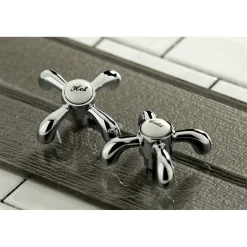 Outlet French Country Deck Mount 8-Inch Widespread Bathroom Faucet 8" Widespread