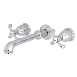Outlet French Country 2-Handle Wall Mount Roman Tub Faucet Tub Faucets