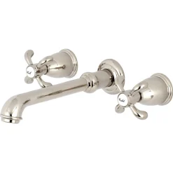 Outlet French Country 2-Handle Wall Mount Roman Tub Faucet Tub Faucets