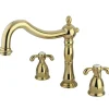 Clearance French Country Two Handle Roman Tub Filler Tub Faucets