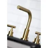 New FSC895XCML-P Manhattan Widespread Bathroom Faucet with Brass Pop-Up 8" Widespread