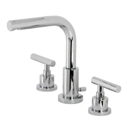 New FSC895XCML-P Manhattan Widespread Bathroom Faucet with Brass Pop-Up 8