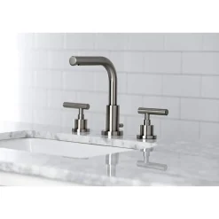 New FSC895XCML-P Manhattan Widespread Bathroom Faucet with Brass Pop-Up 8