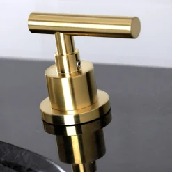 New FSC895XCML-P Manhattan Widespread Bathroom Faucet with Brass Pop-Up 8