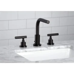 New FSC895XCML-P Manhattan Widespread Bathroom Faucet with Brass Pop-Up 8