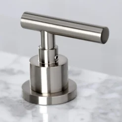 New FSC895XCML-P Manhattan Widespread Bathroom Faucet with Brass Pop-Up 8