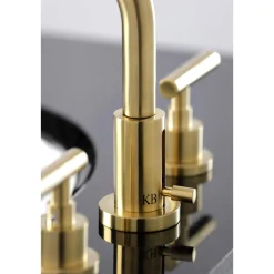 New FSC895XCML-P Manhattan Widespread Bathroom Faucet with Brass Pop-Up 8