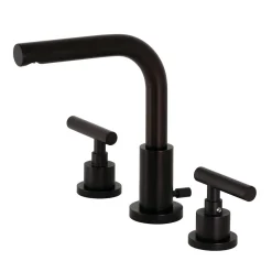 New FSC895XCML-P Manhattan Widespread Bathroom Faucet with Brass Pop-Up 8