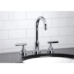 Outlet FSC892XCML-P Manhattan Widespread Bathroom Faucet with Brass Pop-Up 8