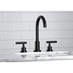 Outlet FSC892XCML-P Manhattan Widespread Bathroom Faucet with Brass Pop-Up 8