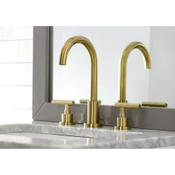 Outlet FSC892XCML-P Manhattan Widespread Bathroom Faucet with Brass Pop-Up 8