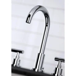 Outlet FSC892XCML-P Manhattan Widespread Bathroom Faucet with Brass Pop-Up 8