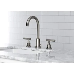 Outlet FSC892XCML-P Manhattan Widespread Bathroom Faucet with Brass Pop-Up 8