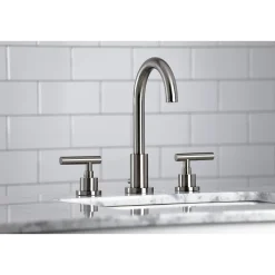Outlet FSC892XCML-P Manhattan Widespread Bathroom Faucet with Brass Pop-Up 8