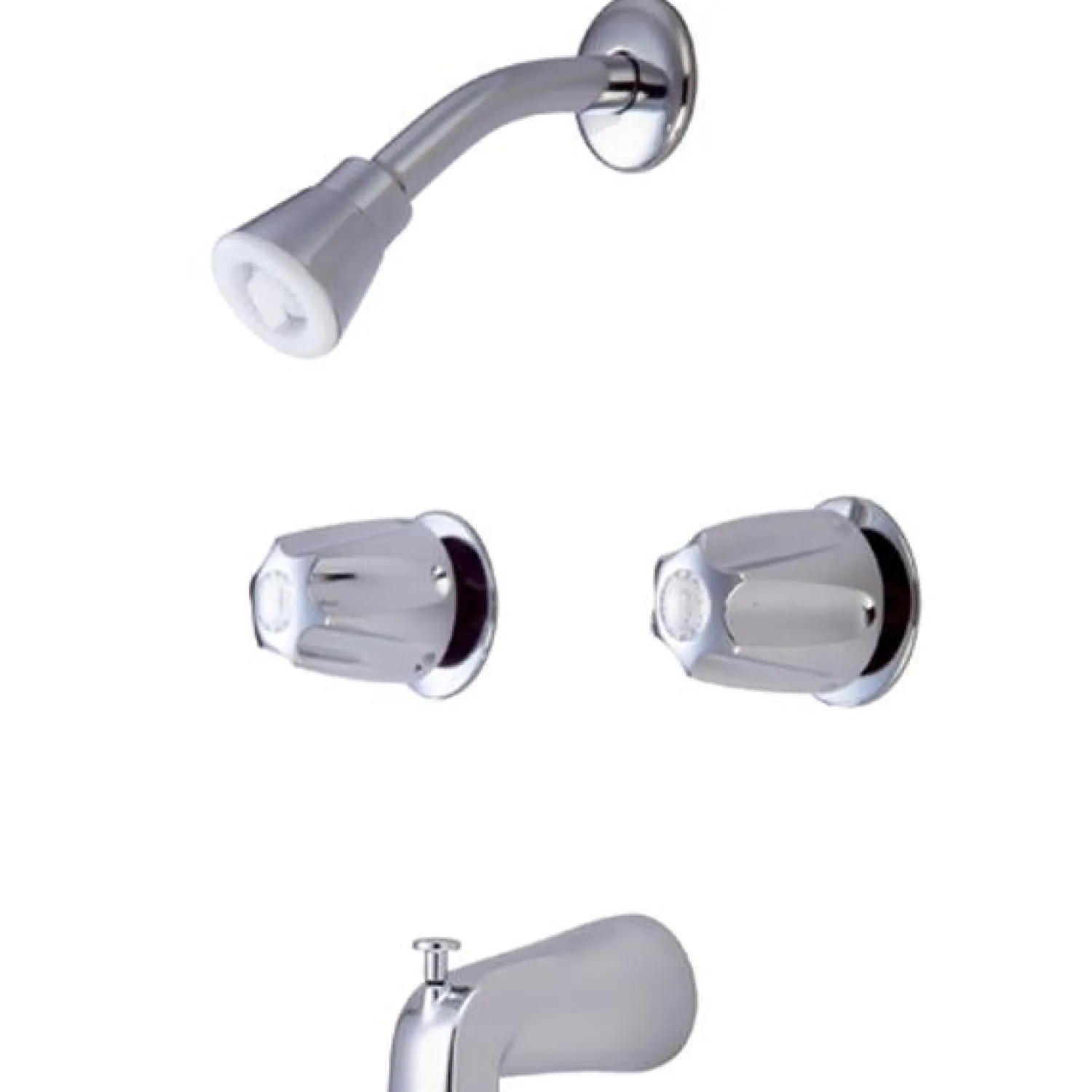 Sale Generic Two Handle Tub and Shower Faucet in Polished Chrome Tub & Shower Sets