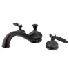 Georgian Deck Mount 3-Hole Roman Tub Filler Tub Faucets