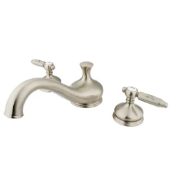 Georgian Deck Mount 3-Hole Roman Tub Filler Tub Faucets