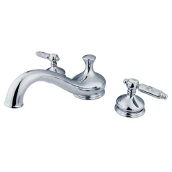 Georgian Deck Mount 3-Hole Roman Tub Filler Tub Faucets