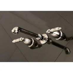 Best Georgian 2-Handle Wall Mount Roman Tub Faucet Tub Faucets