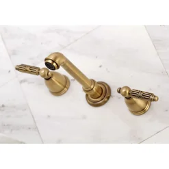 Best Georgian 2-Handle Wall Mount Roman Tub Faucet Tub Faucets