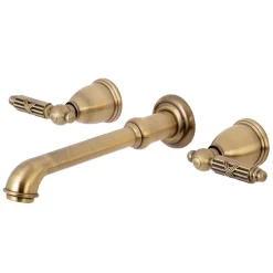 Best Georgian 2-Handle Wall Mount Roman Tub Faucet Tub Faucets