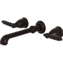 Best Georgian 2-Handle Wall Mount Roman Tub Faucet Tub Faucets