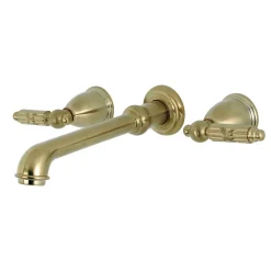 Best Georgian 2-Handle Wall Mount Roman Tub Faucet Tub Faucets