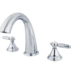 Georgian Three-Hole Roman Tub Filler Tub Faucets