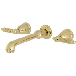 Discount Georgian Two-Handle Wall Mount Bathroom Faucet Wall Mount