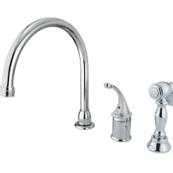 New Georgian Widespread Kitchen Faucet Widespread Kitchen Faucets|Faucets With Side Spray