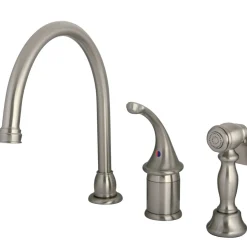 New Georgian Widespread Kitchen Faucet Widespread Kitchen Faucets|Faucets With Side Spray
