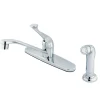 Online GKB572SP Water Saving Chatham Centerset Kitchen Faucet with Single Lever Handle and Matching Side Sprayer in Chrome Faucets With Side Spray