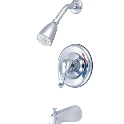 GKB691 Water Saving Chatham Tub and Shower Faucet with 1.5GPM Showerhead and Single Loop Handle in Chrome Tub & Shower Sets