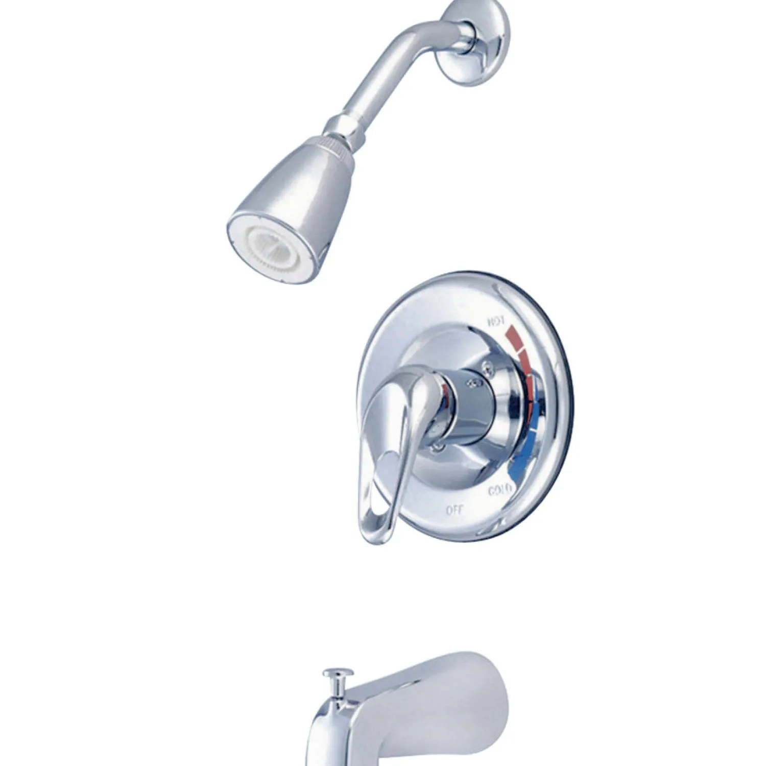 GKB691 Water Saving Chatham Tub and Shower Faucet with 1.5GPM Showerhead and Single Loop Handle in Chrome Tub & Shower Sets