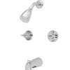 Sale GKB140 Water Saving Americana Tub and Shower Faucet with 1.5GPM Shower Head and Canopy Handle in Chrome Tub & Shower Sets