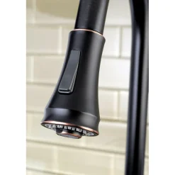 Best Gourmetier American Classic Single-Handle Pull-Down Sprayer Kitchen Faucet Single Hole