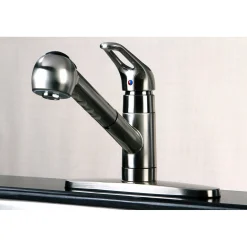 Best Gourmetier Century Single-Handle Kitchen Faucet with Pull-Out Sprayer Single Hole