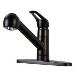 Best Gourmetier Century Single-Handle Kitchen Faucet with Pull-Out Sprayer Single Hole