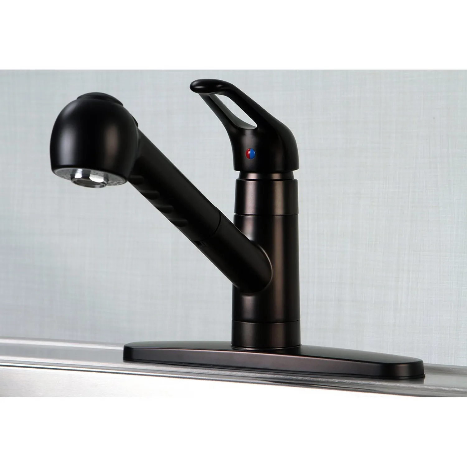 Best Gourmetier Century Single-Handle Kitchen Faucet with Pull-Out Sprayer Single Hole