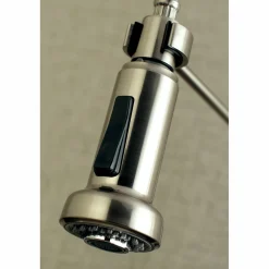 Online Gourmetier Concord 2-Handle Wall Mount Pull-Down Kitchen Faucet Wall Mounted Kitchen Faucets